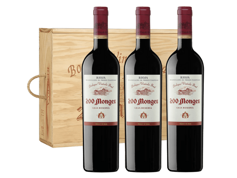 200 Monges Gran Reserva 2010 Estuche 3 botellas