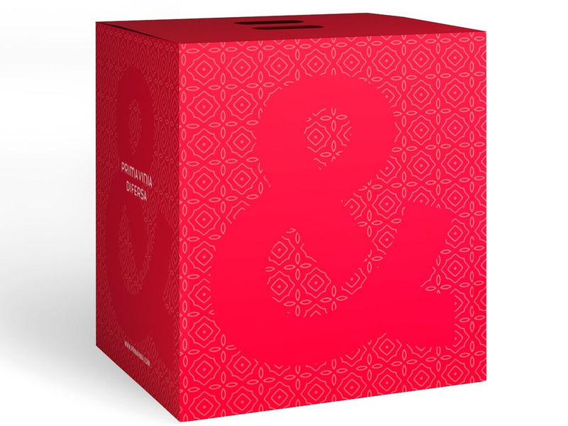 Caja cartón especial navidad vacia