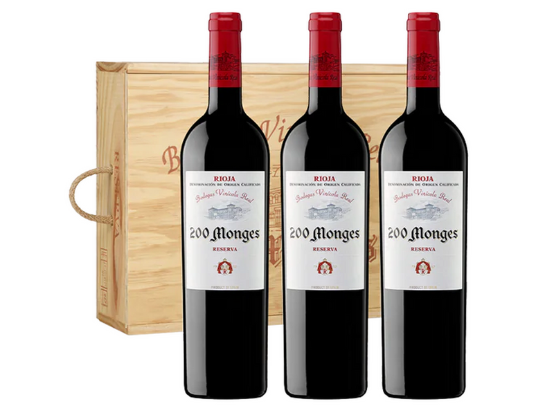 200 Monges Estuche 3 botellas 2014