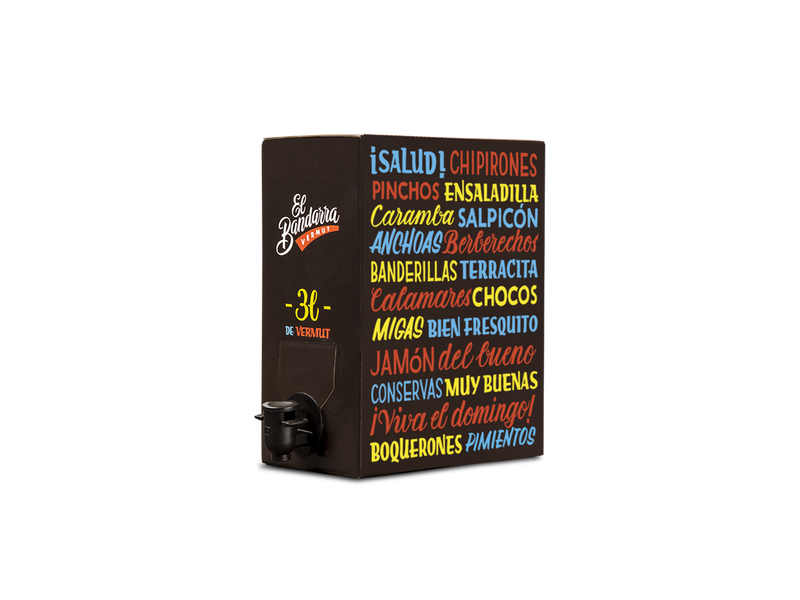 Vermut El Bandarra Bag in Box 3 Litros