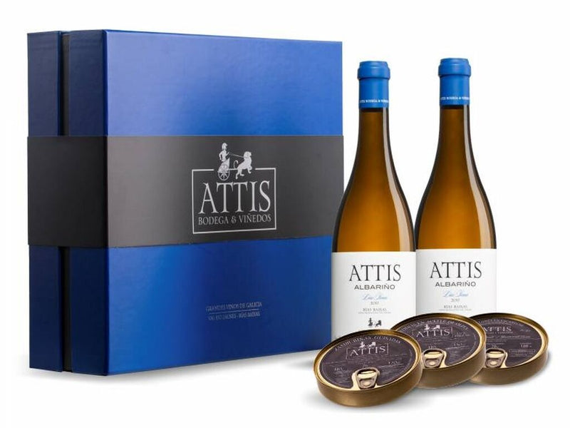 Attis Estuche premium 2 botellas + conservas