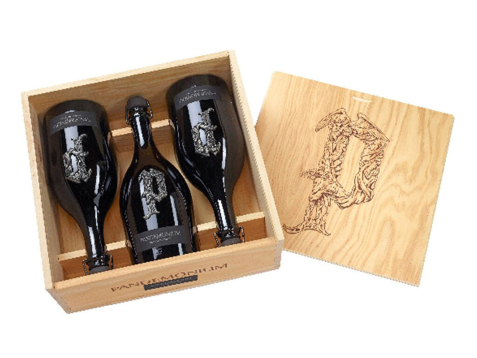 Pandemonium Blanco de Tintas Estuche Madera 3 botellas - Vinusdei