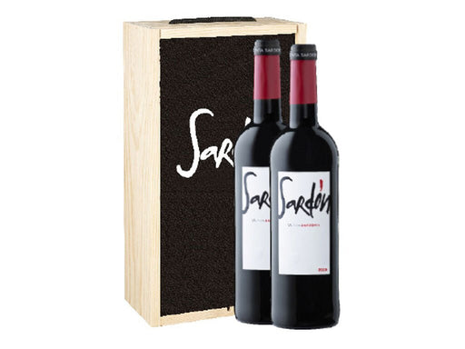 Sardón Estuche Madera 2 botellas - Vinusdei