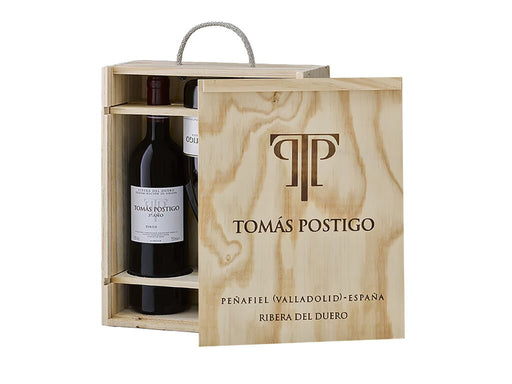 Tomás Postigo 3º Año Estuche Madera 3 botellas - Vinusdei