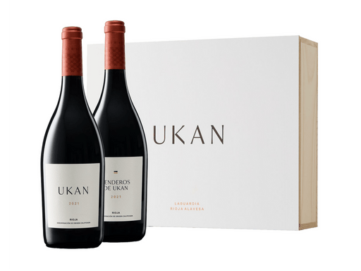 Ukan & Senderos de Ukan Estuche Madera 2 botellas